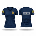 Nutter Fort Police Department Women's Short Sleeve V-neck Shirt - 1