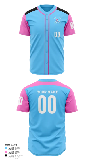 Full Button Baseball Jersey, Carolina lightning, Baseball, Teamtime, Team time, sublimation, custom sports apparel, team uniforms, spirit wear, spiritwear, sports uniforms, custom shirts, team store, custom team store, fundraiser sports, apparel fundraiser