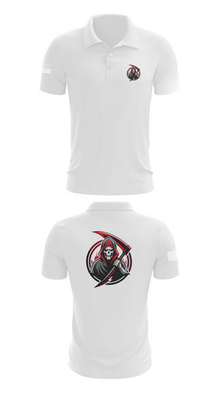Short Sleeve Performance Polo, Reaper Platoon, Army, Teamtime, Team time, sublimation, custom sports apparel, team uniforms, spirit wear, spiritwear, sports uniforms, custom shirts, team store, custom team store, fundraiser sports, apparel fundraiser