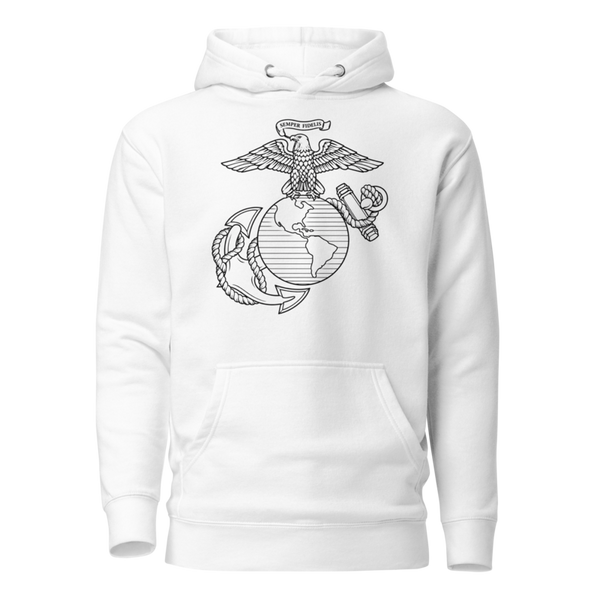 Unisex Hoodie - 1 - White