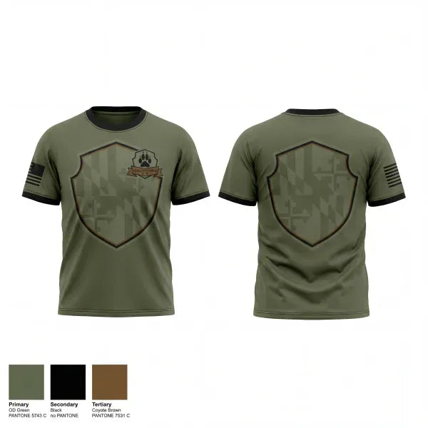 Old School Cotton Feel Shirt, Hagerstown Police K9 Unit, Police, Teamtime, Team time, sublimation, custom sports apparel, team uniforms, spirit wear, spiritwear, sports uniforms, custom shirts, team store, custom team store, fundraiser sports, apparel fundraiser