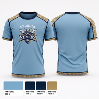 Short Sleeve Performance Shirt, Georgia Stingerz, Baseball, Teamtime, Team time, sublimation, custom sports apparel, team uniforms, spirit wear, spiritwear, sports uniforms, custom shirts, team store, custom team store, fundraiser sports, apparel fundraiser