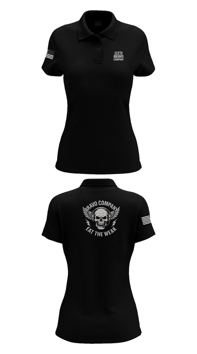 112th Signal Battalion B CO 38281413 Women's Short Sleeve Performance Polo  - 35