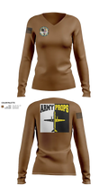 DET 2 CO A 2-245th AVN 46226536 Women's Long Sleeve V-neck Shirt - 21