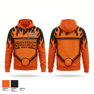 Hoodie, Spitfire Softball, Softball, Teamtime, Team time, sublimation, custom sports apparel, team uniforms, spirit wear, spiritwear, sports uniforms, custom shirts, team store, custom team store, fundraiser sports, apparel fundraiser