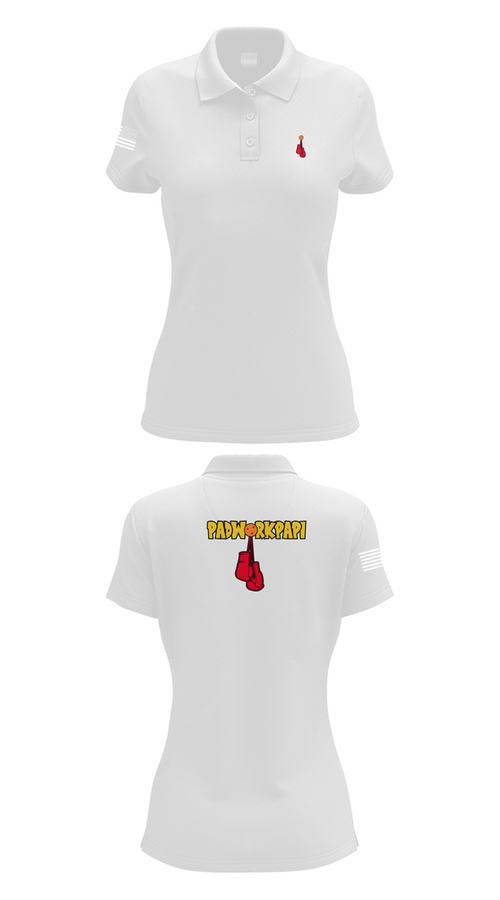 Womens Short Sleeve Performance Polo, PADWORKPAPI, E-Sports, Teamtime, Team time, sublimation, custom sports apparel, team uniforms, spirit wear, spiritwear, sports uniforms, custom shirts, team store, custom team store, fundraiser sports, apparel fundraiser