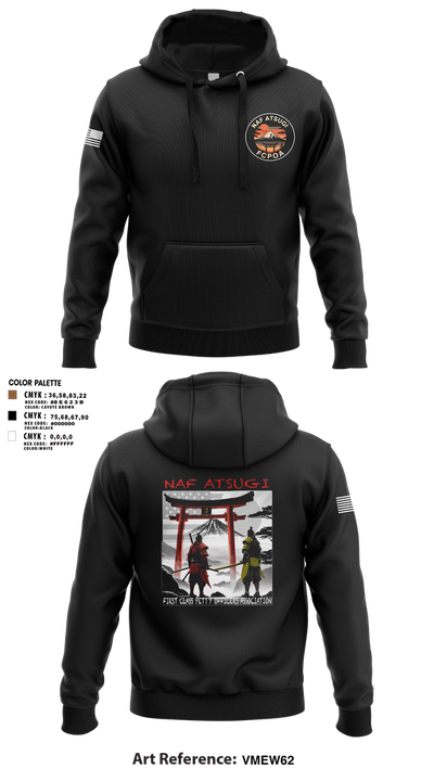 NAF ATSUGI FCPOA 70401455 Hoodie - 3