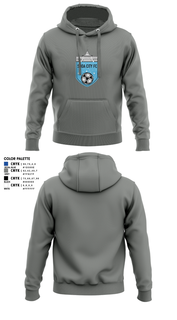 Hoodie, Soda City FC, Men's Soccer, Teamtime, Team time, sublimation, custom sports apparel, team uniforms, spirit wear, spiritwear, sports uniforms, custom shirts, team store, custom team store, fundraiser sports, apparel fundraiser