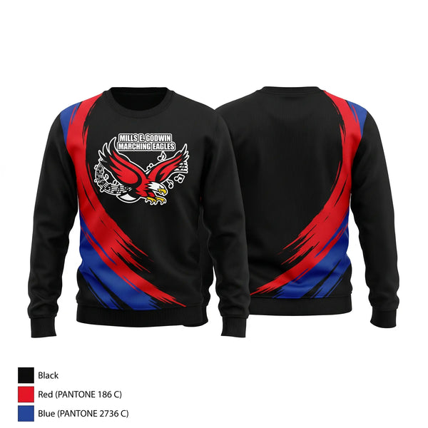 Crew Neck Sweatshirt, Mills Godwin Band, , Teamtime, Team time, sublimation, custom sports apparel, team uniforms, spirit wear, spiritwear, sports uniforms, custom shirts, team store, custom team store, fundraiser sports, apparel fundraiser