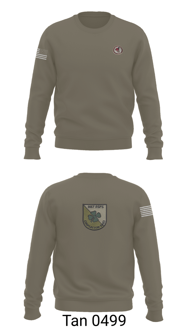Crew Neck Sweatshirt, 887 esfs, Air Force, Teamtime, Team time, sublimation, custom sports apparel, team uniforms, spirit wear, spiritwear, sports uniforms, custom shirts, team store, custom team store, fundraiser sports, apparel fundraiser