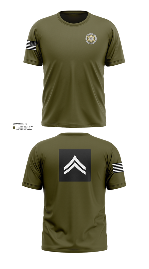 Old School Cotton Feel Shirt, Wayne County Sheriff’s Department, Police, Teamtime, Team time, sublimation, custom sports apparel, team uniforms, spirit wear, spiritwear, sports uniforms, custom shirts, team store, custom team store, fundraiser sports, apparel fundraiser