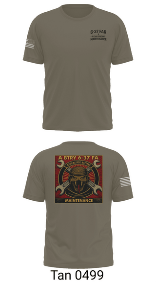 Short Sleeve Performance Shirt, 6-37 Field Artillery, Army, Teamtime, Team time, sublimation, custom sports apparel, team uniforms, spirit wear, spiritwear, sports uniforms, custom shirts, team store, custom team store, fundraiser sports, apparel fundraiser