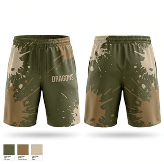 Athletic Shorts With Pockets, Dragons, Men's Soccer, Teamtime, Team time, sublimation, custom sports apparel, team uniforms, spirit wear, spiritwear, sports uniforms, custom shirts, team store, custom team store, fundraiser sports, apparel fundraiser