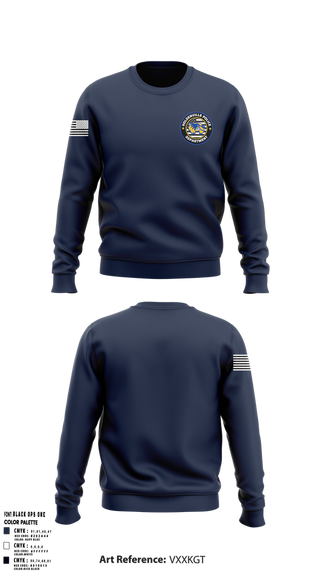 Crew Neck Sweatshirt, Holdenville PD, Police, Teamtime, Team time, sublimation, custom sports apparel, team uniforms, spirit wear, spiritwear, sports uniforms, custom shirts, team store, custom team store, fundraiser sports, apparel fundraiser