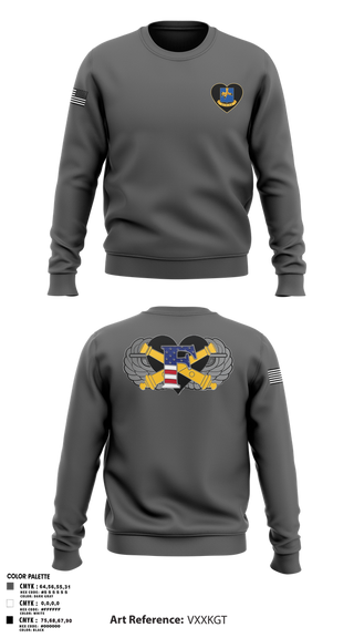 Crew Neck Sweatshirt, Freedom BTRY, 1-320th FAR, , Teamtime, Team time, sublimation, custom sports apparel, team uniforms, spirit wear, spiritwear, sports uniforms, custom shirts, team store, custom team store, fundraiser sports, apparel fundraiser