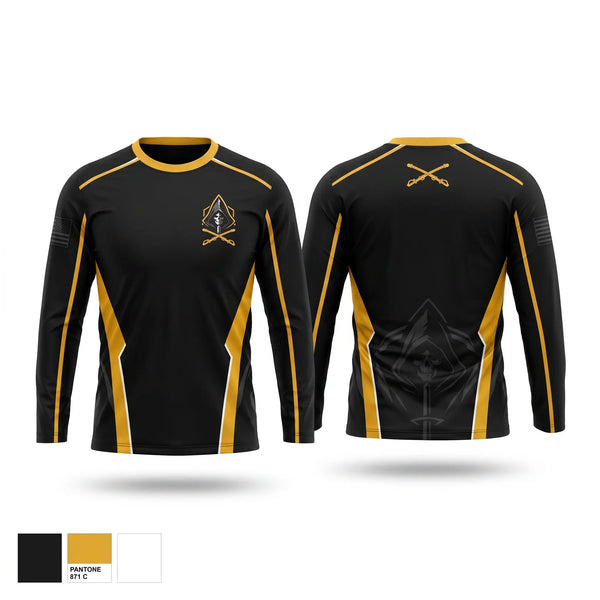 Long Sleeve Performance Shirt, Echo FSC / 8BEB, Army, Teamtime, Team time, sublimation, custom sports apparel, team uniforms, spirit wear, spiritwear, sports uniforms, custom shirts, team store, custom team store, fundraiser sports, apparel fundraiser