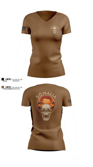 Womens Short Sleeve Vneck Shirt, CJTF-HOA, Army, Teamtime, Team time, sublimation, custom sports apparel, team uniforms, spirit wear, spiritwear, sports uniforms, custom shirts, team store, custom team store, fundraiser sports, apparel fundraiser