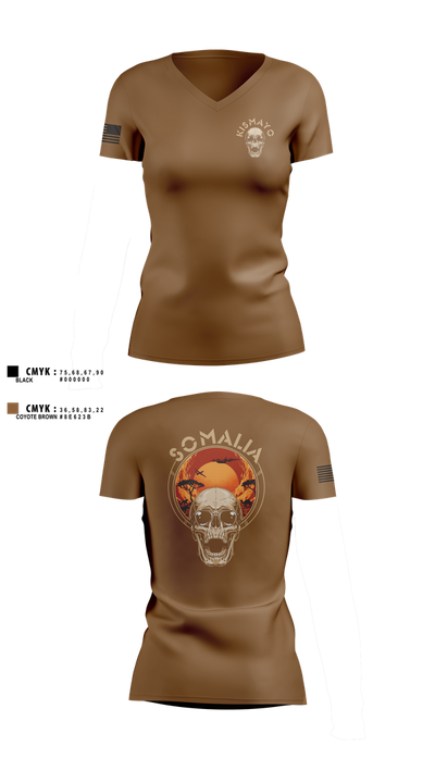 CJTF-HOA 54156011 Women's Short Sleeve V-neck Shirt - 4