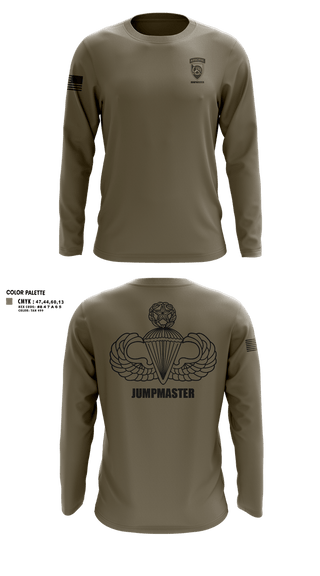 Long Sleeve Performance Shirt, 360 CA BDE (Airborne), Army, Teamtime, Team time, sublimation, custom sports apparel, team uniforms, spirit wear, spiritwear, sports uniforms, custom shirts, team store, custom team store, fundraiser sports, apparel fundraiser