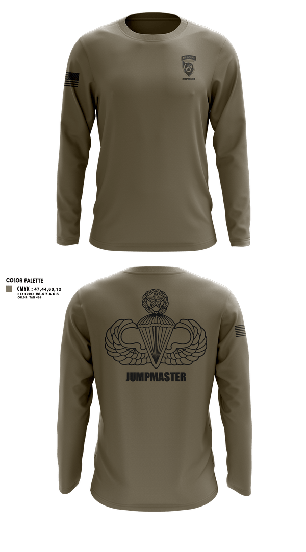 Long Sleeve Performance Shirt, 360 CA BDE (Airborne), Army, Teamtime, Team time, sublimation, custom sports apparel, team uniforms, spirit wear, spiritwear, sports uniforms, custom shirts, team store, custom team store, fundraiser sports, apparel fundraiser