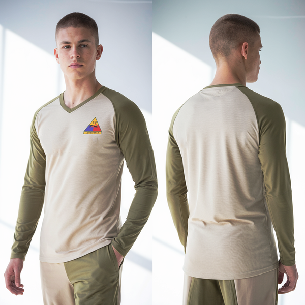 Long Sleeve Performance Shirt, 49th Armored, , Teamtime, Team time, sublimation, custom sports apparel, team uniforms, spirit wear, spiritwear, sports uniforms, custom shirts, team store, custom team store, fundraiser sports, apparel fundraiser