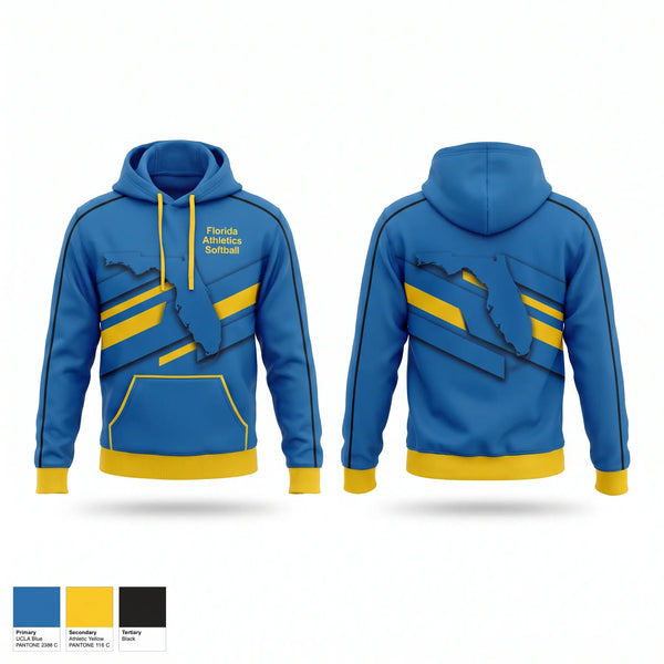 Hoodie, Florida Athletics Softball, Softball, Teamtime, Team time, sublimation, custom sports apparel, team uniforms, spirit wear, spiritwear, sports uniforms, custom shirts, team store, custom team store, fundraiser sports, apparel fundraiser