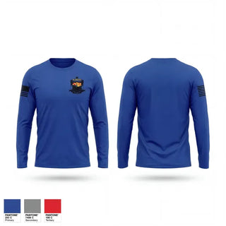 Long Sleeve Performance Shirt, Sahuarita NJROTC, Navy, Teamtime, Team time, sublimation, custom sports apparel, team uniforms, spirit wear, spiritwear, sports uniforms, custom shirts, team store, custom team store, fundraiser sports, apparel fundraiser