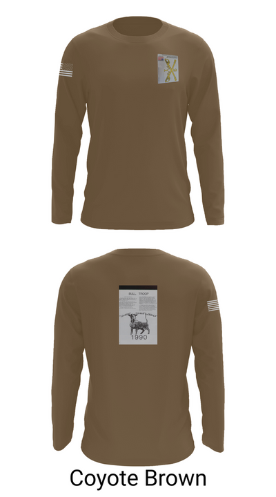 2nd Armored Cavalry Regiment 7857007 Long Sleeve Performance Shirt 6