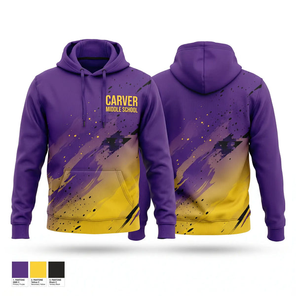 Hoodie, CARVER MIDDLE SCHOOL, , Teamtime, Team time, sublimation, custom sports apparel, team uniforms, spirit wear, spiritwear, sports uniforms, custom shirts, team store, custom team store, fundraiser sports, apparel fundraiser