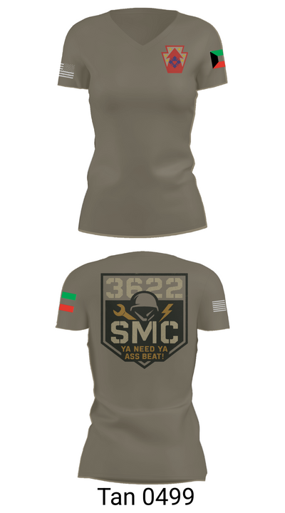 3622 SMC 47785047 Women's Short Sleeve V-neck Shirt - 68