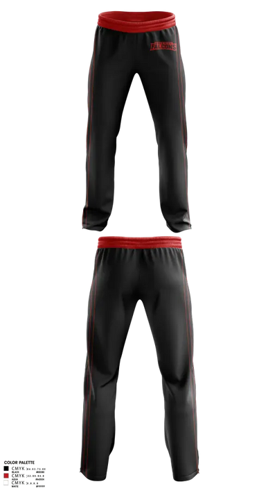 DALY CITY FALCONS 53622082 Sweatpants - 5