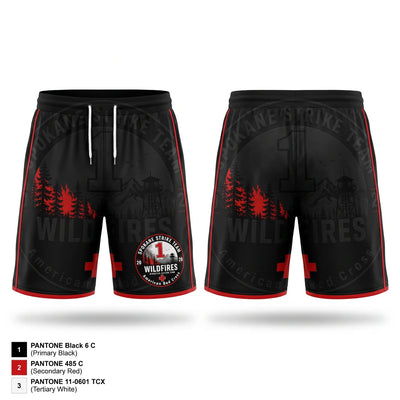 American Red Cross Athletic Shorts With Pockets - 1