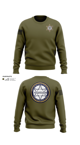Crew Neck Sweatshirt, CRT, Police, Teamtime, Team time, sublimation, custom sports apparel, team uniforms, spirit wear, spiritwear, sports uniforms, custom shirts, team store, custom team store, fundraiser sports, apparel fundraiser