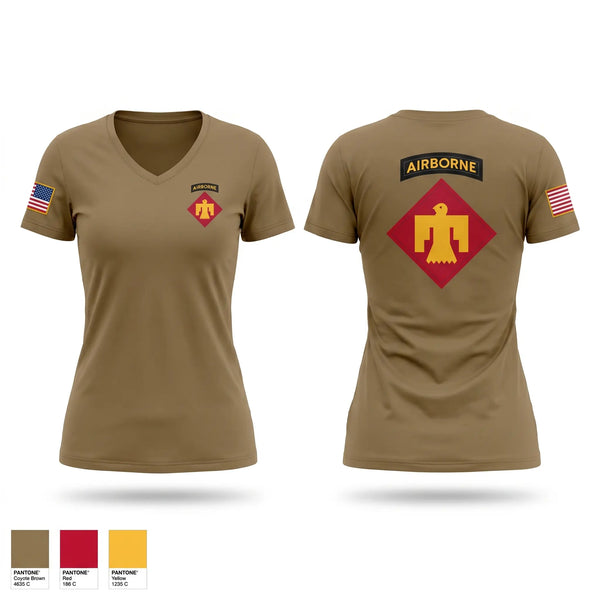 Womens Short Sleeve Vneck Shirt, 2-134 infantry, National Guard, Teamtime, Team time, sublimation, custom sports apparel, team uniforms, spirit wear, spiritwear, sports uniforms, custom shirts, team store, custom team store, fundraiser sports, apparel fundraiser