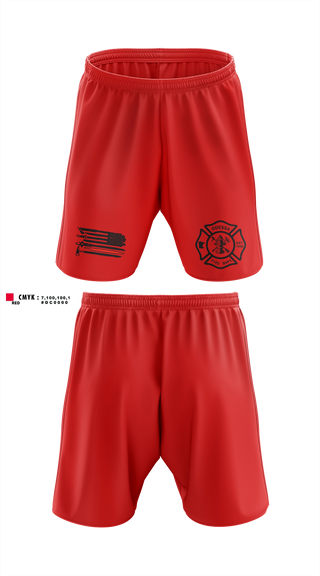 Athletic Shorts With Pockets, Odessa Fire Department, Fire Department, Teamtime, Team time, sublimation, custom sports apparel, team uniforms, spirit wear, spiritwear, sports uniforms, custom shirts, team store, custom team store, fundraiser sports, apparel fundraiser