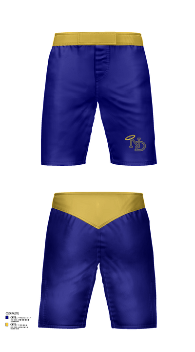 Notre Dame High School Wrestling 32080652 Fight Shorts - 1