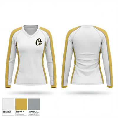 Colorado Oxygen 31839496 Women's Long Sleeve V-neck Shirt - 1