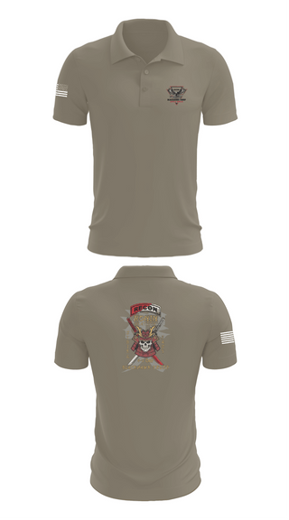 Short Sleeve Performance Polo, 4-9 CAV, RONIN PLATOON, Army, Teamtime, Team time, sublimation, custom sports apparel, team uniforms, spirit wear, spiritwear, sports uniforms, custom shirts, team store, custom team store, fundraiser sports, apparel fundraiser