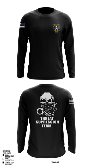 Long Sleeve Performance Shirt, New Jersey Department of Corrections, Police, Teamtime, Team time, sublimation, custom sports apparel, team uniforms, spirit wear, spiritwear, sports uniforms, custom shirts, team store, custom team store, fundraiser sports, apparel fundraiser