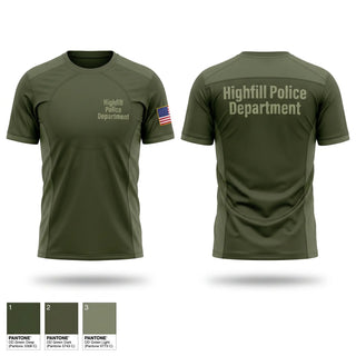 Short Sleeve Performance Shirt, Highfill Police Department, Police, Teamtime, Team time, sublimation, custom sports apparel, team uniforms, spirit wear, spiritwear, sports uniforms, custom shirts, team store, custom team store, fundraiser sports, apparel fundraiser