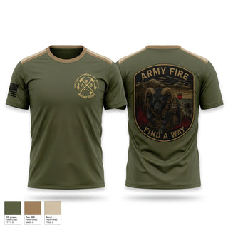 Short Sleeve Performance Shirt, ARMY FIRE, Fire Department, Teamtime, Team time, sublimation, custom sports apparel, team uniforms, spirit wear, spiritwear, sports uniforms, custom shirts, team store, custom team store, fundraiser sports, apparel fundraiser
