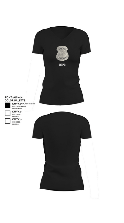 RRPD 85148430 Women's Short Sleeve V-neck Shirt - 23