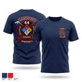 Lansing Fire Dept - Station 4 Old School Cotton Feel Shirt - 1