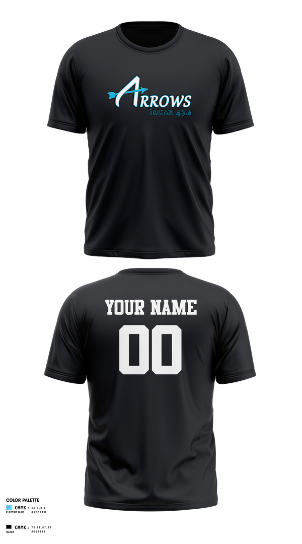 Short Sleeve Performance Shirt, Arrows, Softball, Teamtime, Team time, sublimation, custom sports apparel, team uniforms, spirit wear, spiritwear, sports uniforms, custom shirts, team store, custom team store, fundraiser sports, apparel fundraiser