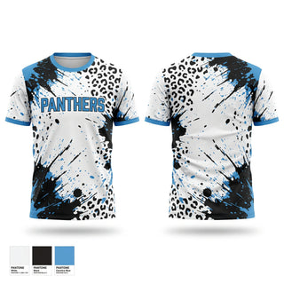 Soft Poly Tee Cotton Like Feel, Panthers, Track & Field, Teamtime, Team time, sublimation, custom sports apparel, team uniforms, spirit wear, spiritwear, sports uniforms, custom shirts, team store, custom team store, fundraiser sports, apparel fundraiser