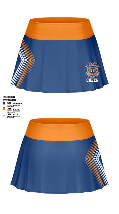 North Point Middle School Cheer 29859627 Skort - 1