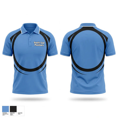South End Panthers Short Sleeve Performance Polo - 1