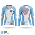 Indiana Jr Sycamores Women's Long Sleeve V-neck Shirt - 1