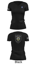 Ellwood city police 80330688 Women's Short Sleeve V-neck Shirt - 24