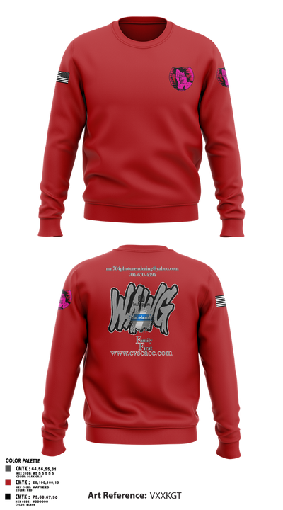 WeAllWeGot~Family First 22026589 Crew Neck Sweatshirt - 30